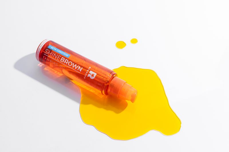 SHINE BROWN BETA KAROTENO MORKŲ ĮDEGI DIDINANTIS ALIEJUS 150ml