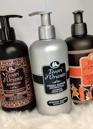 Tesori di Oriente kvepalai, balzamai, geliai, muilai, kremai minkštikliai žvakės ir vonios skysčiai grozioplanas.t