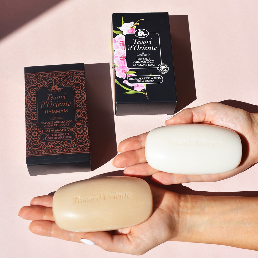 Tesori di Oriente  kvepalai, balzamai, geliai, muilai, kremai minkštikliai žvakės ir vonios skysčiai grozioplanas.t