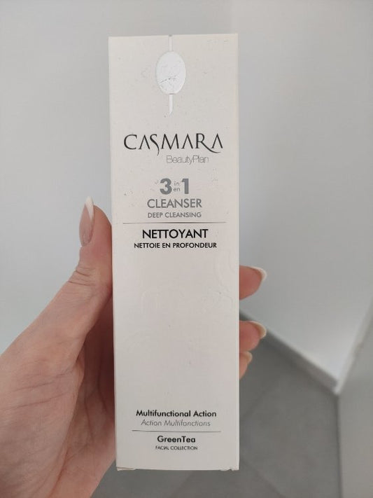Casmara Cleanser 3 in 1 – prausiklis trys viename su žaliąja arbata