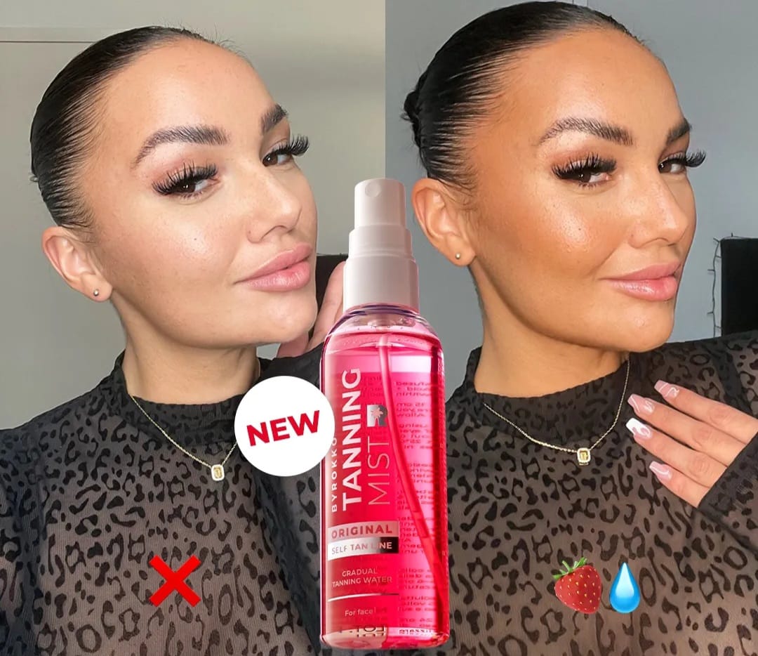 Byrokko Savaiminio Įdegio Vanduo Strawberry Tanning Mist grozioplanas.lt
