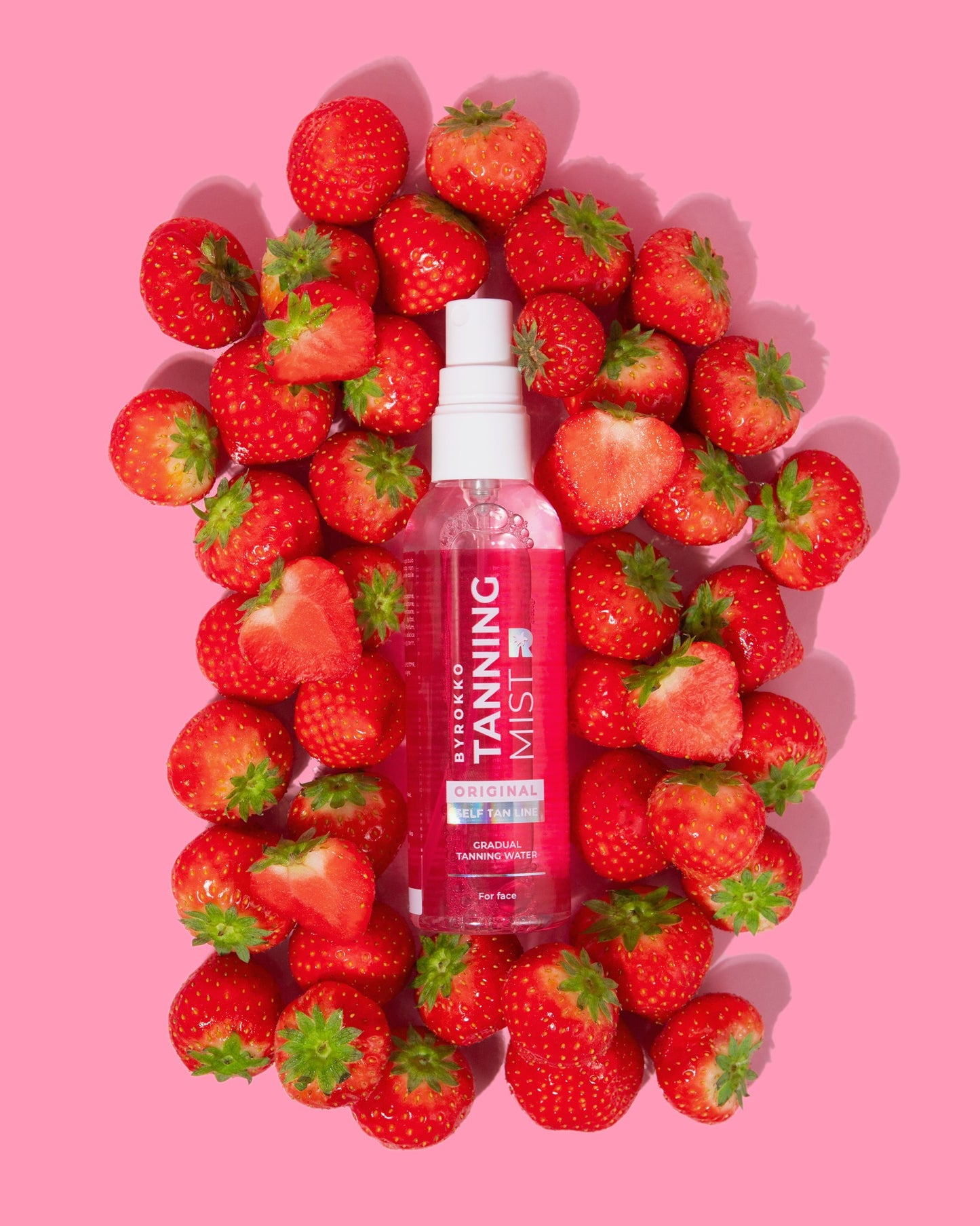 Byrokko Savaiminio Įdegio Vanduo Strawberry Tanning Mist grozioplanas.lt