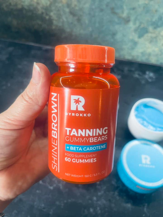 morku idegio guminukai SHINE BROWN BETA KAROTINO ĮDEGIO Kremas morku idegio kremas grozioplanas.lt