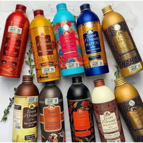 Tesori d'Oriente –PUTOJANTIS VONIOS KREMAS imbiero ir vanilės  iš Madagaskaro  500 ml