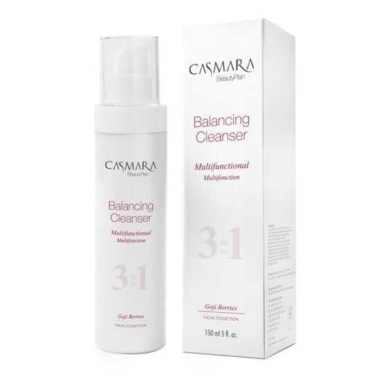 Casmara Balancing Cleanser Multifunctional 3 in 1/ Prausiklis veido odai skirtas visų tipų odai, su Gojos uogų ekstraktu