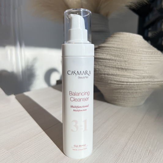 Casmara Balancing Cleanser Multifunctional 3 in 1/ Prausiklis veido odai skirtas visų tipų odai, su Gojos uogų ekstraktu