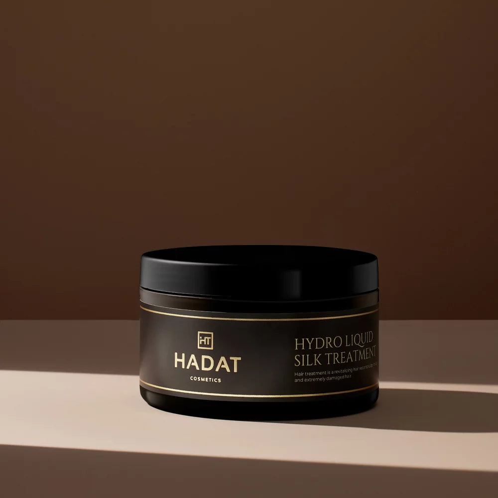 HADAT COSMETICS HYDRO LIQUID SILK TREATMENT – Hydro Liquid Silk Treatment Atkurianti kaukė sausiems ir itin pažeistiems plaukams 300ml
