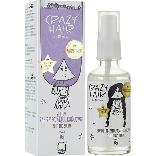 Crazy Hair Fig Split End Serum, Atstatantis serumas plaukų galiukams, serumas nuo plaukų slinkimo, serumas nuo plaukų galiukų lūžinėjimo, plaukų galiukus saugantis serumas, plaukų galiukus stiprinantis serumas, serumas sausiems plaukams, serumas nušiurusiems plaukams