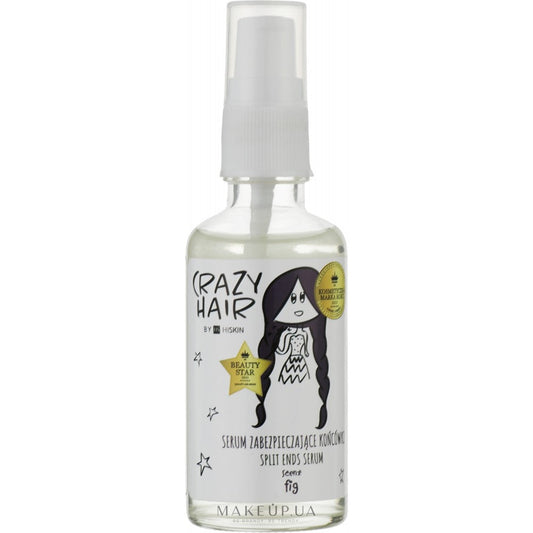 Crazy Hair Fig Split End Serum, Atstatantis serumas plaukų galiukams, serumas nuo plaukų slinkimo, serumas nuo plaukų galiukų lūžinėjimo, plaukų galiukus saugantis serumas, plaukų galiukus stiprinantis serumas, serumas sausiems plaukams, serumas nušiurusiems plaukams
