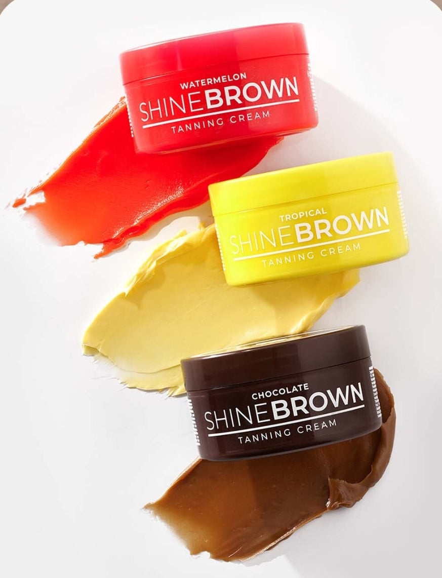 Šokoladinis Shine Brown Chocolate įdegio kremas