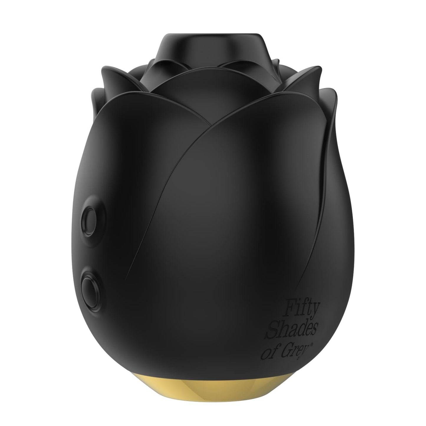 Vibratorius PENKIASDEŠIMT PILKŲ ATSPALVIŲ – SUCTION ROSE BLACK Klitorio Stimuliatorius ROŽĖ grozioplanas.lt