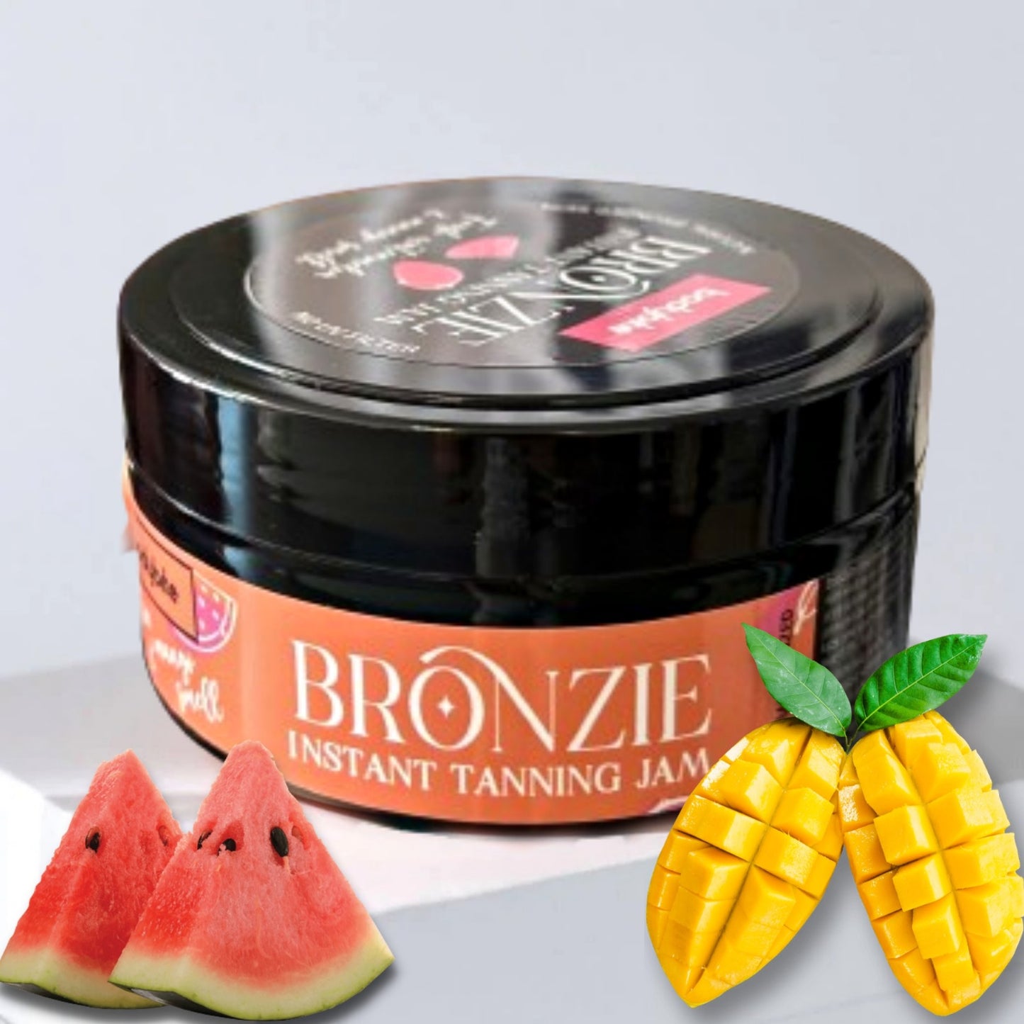 Momentinio Poveikio Įdegio Džemas su Arbūzais ir Mango BRONZIE