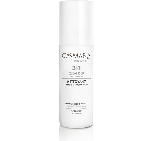 Casmara Cleanser 3 in 1 – prausiklis trys viename su žaliąja arbata