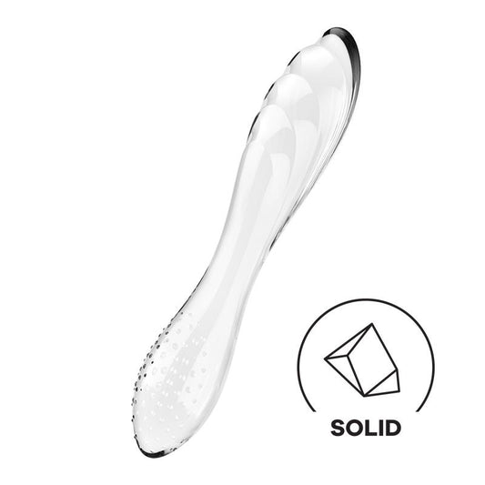 Copy of SATISFYER ESTIMULADOR DE CRISTAL DAZZLING CRYSTAL 1 KARŠTAS IR ŠALTAS SKAIDRUS  makšties stimuliacija, klitorio masažai, dildo prisitaiko prie jūsų norų