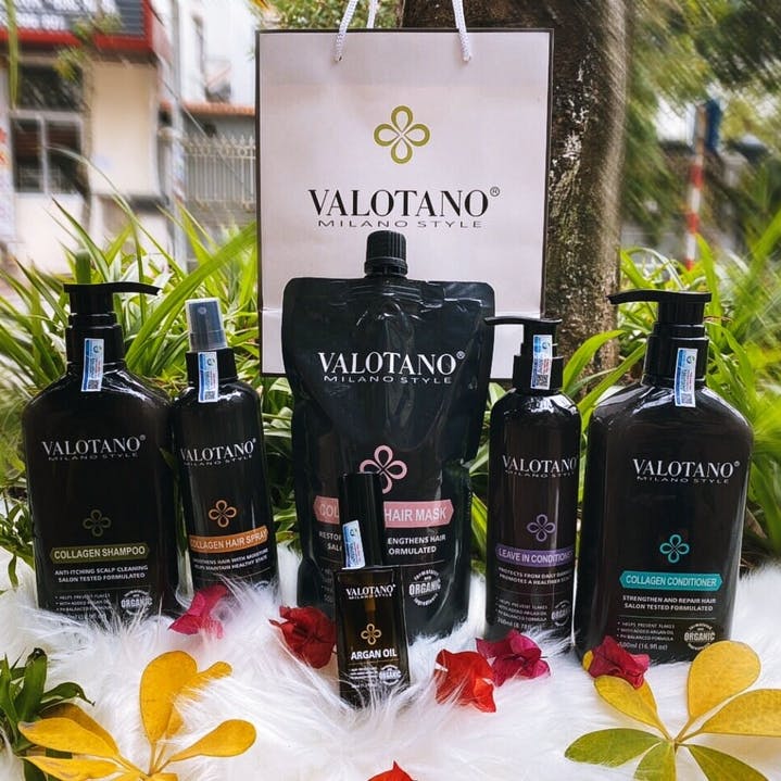 VALOTANO kolageno plauku kondicionierius sampunas aliejus kauke kremas grozioplanas.lt