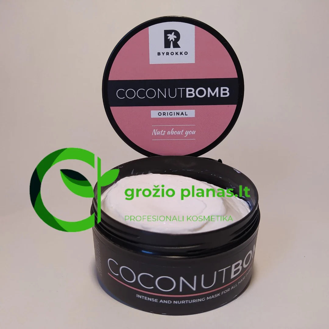 BYROKKO Shine Brown ir Coconut Bomb rinkinys grozioplanas.lt