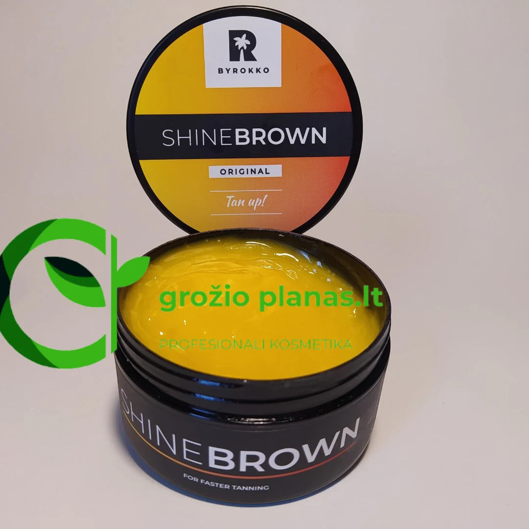 BYROKKO Rinkinys | Shine Brown Chocolate Oil + Shine Brown Cream