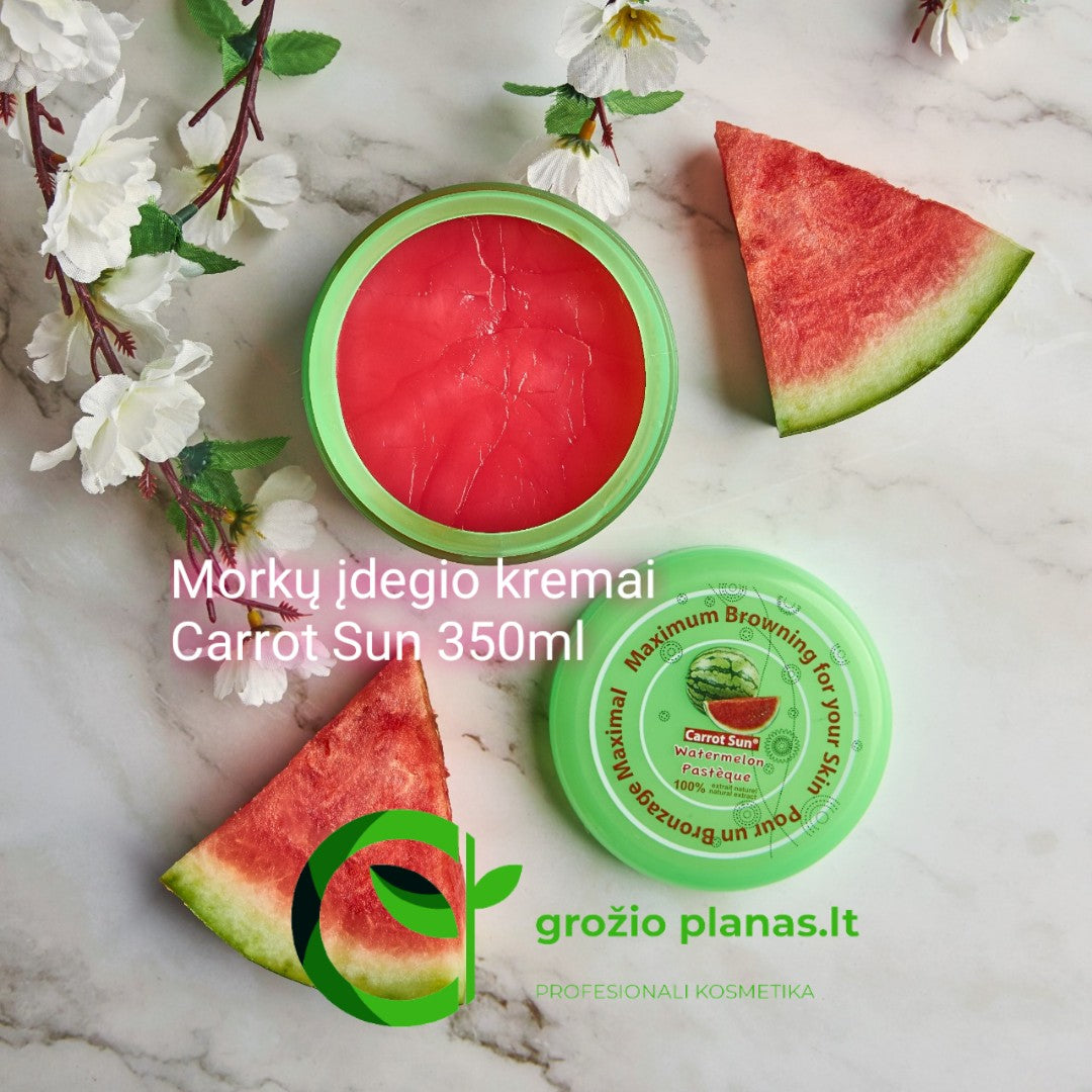 Carrot Sun Arbūzų įdegi greitinantis kremas