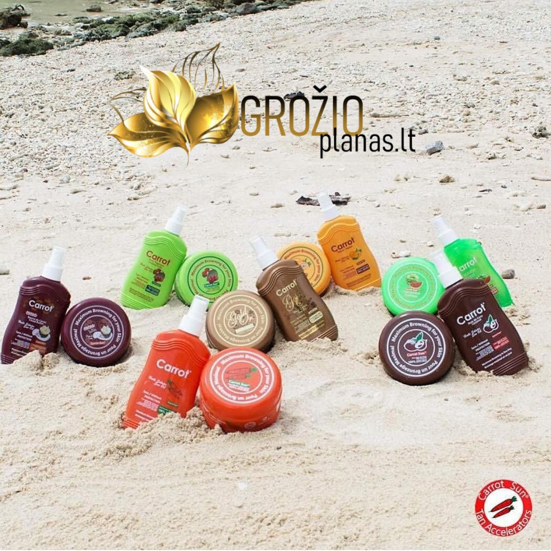 Carrot Sun Morkų Įdegio kremas