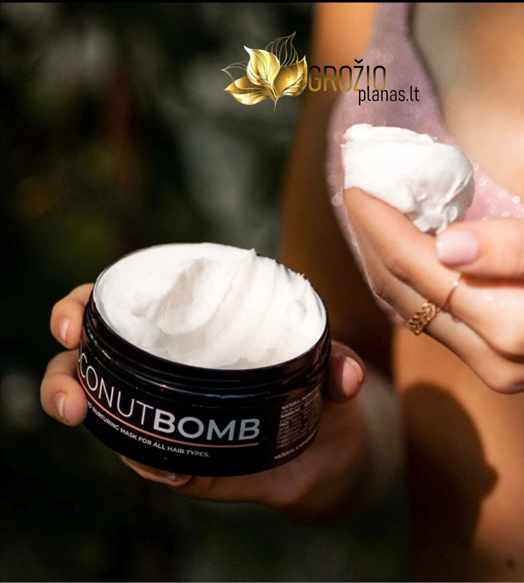 Byrokko Coconut Bomb Plaukų kaukė