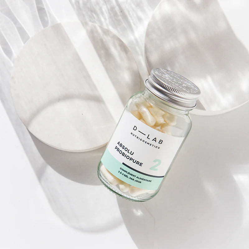 D-LAB NUTRICOSMETICS D-LAB Nutricosmetics Absolu Probiopure Maisto papildas, virškinimo sistemos mikro-floros palaikymui grozioplanas.lt