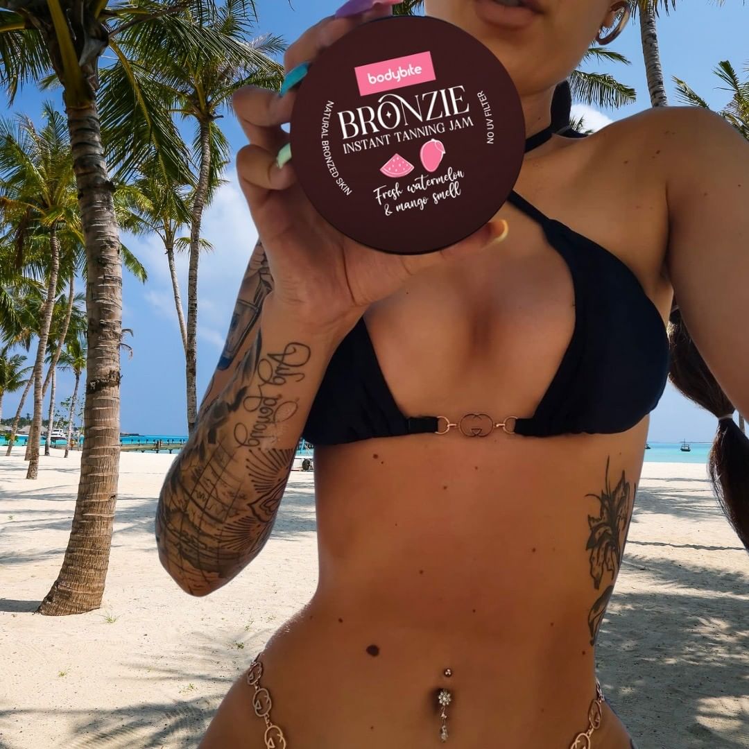 Momentinio poveikio įdegio kremas (Džemas) BRONZIE Bodybite grozioplanas.lt