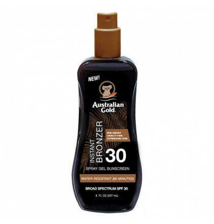 Soliariumo įdegio kremas Australian Gold Apsauga nuo saulės pienelis su bronzantais SPF30, 237ml grozioplanas.lt
