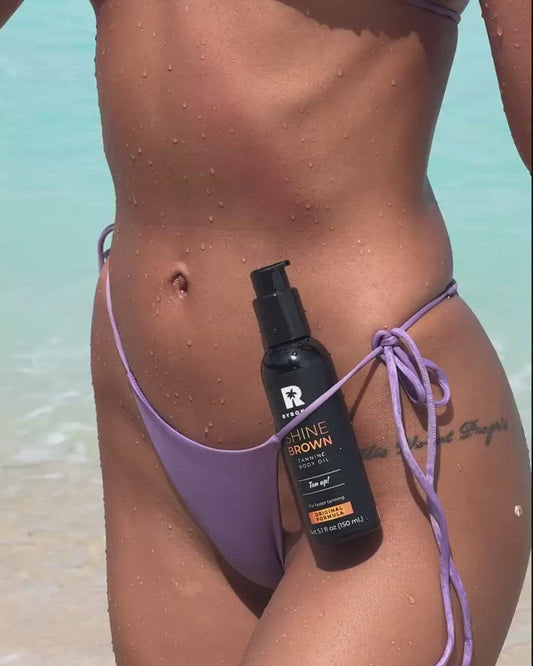 Byrokko įdegio aliejus Shine Brown- grožio-planas.lt