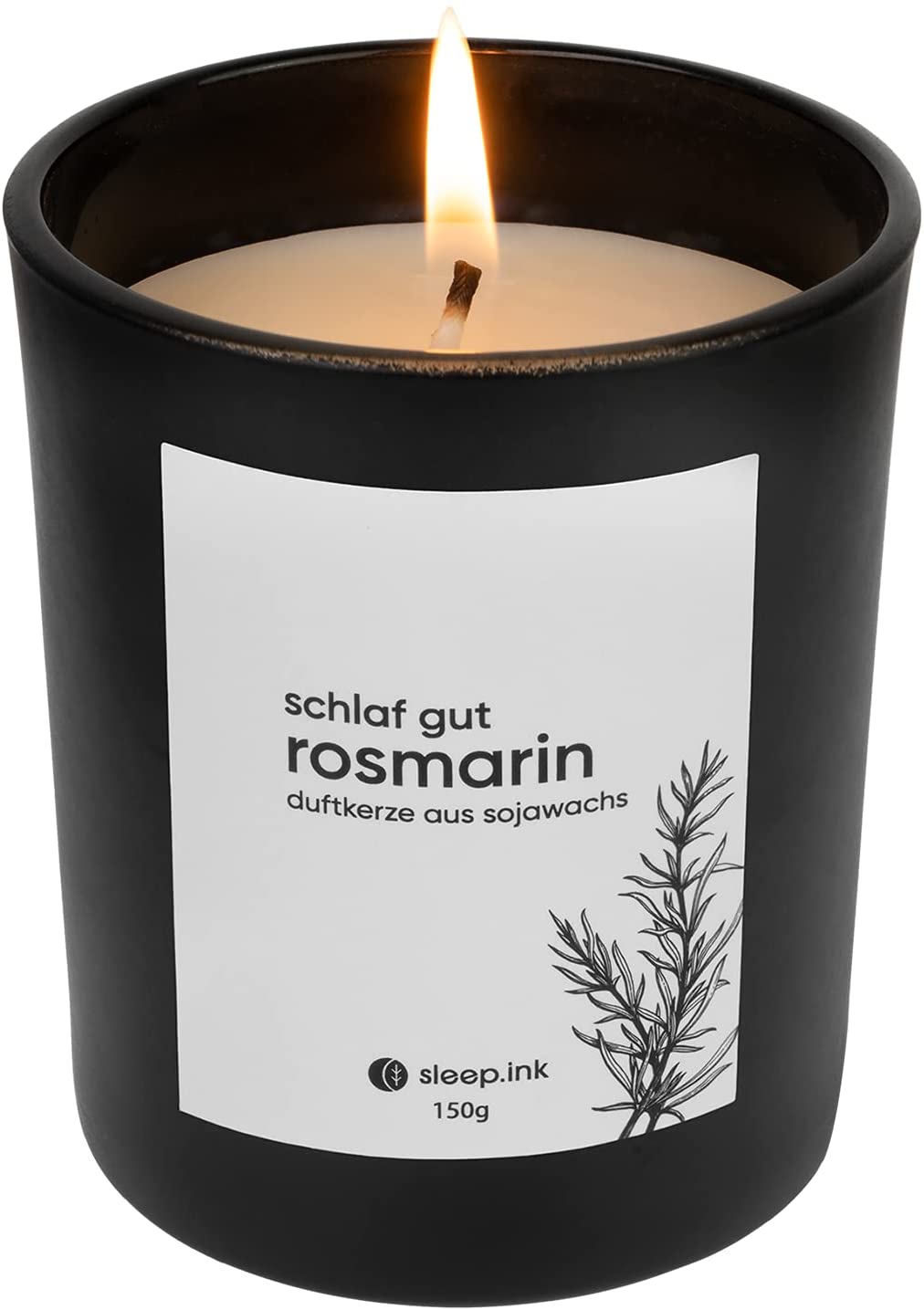 SLEEP.ink - Gerai išsimiegok rozmarinas Kvapioji žvakė