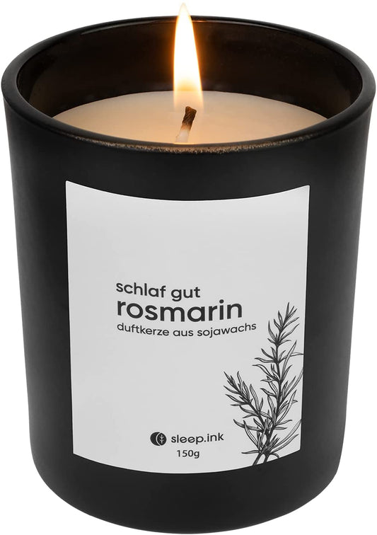 SLEEP.ink - Gerai išsimiegok rozmarinas Kvapioji žvakė