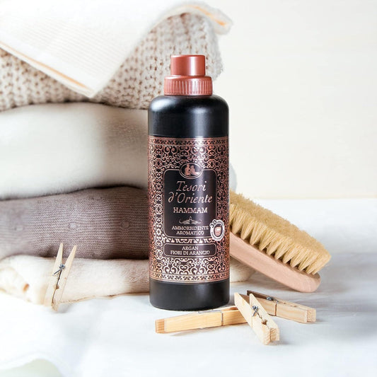 Tesori d'Oriente HAMMAM Fabric Softener, Parfumuotas Skalbinių Minkštiklis 760 ml, audinių kondicionierius