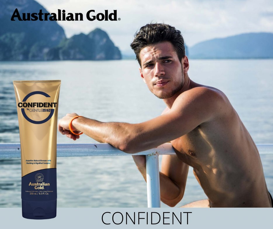 Soliariumo įdegio kremas Australian Gold Confident by G Gentlemen 250ml grozioplanas.lt
