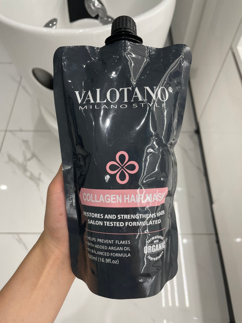 VALOTANO kolageno plauku kondicionierius sampunas aliejus kauke kremas grozioplanas.lt