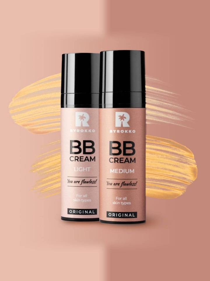 BYROKKO - 3-in-1 BB kremas veido pagrindas grozioplanas.lt