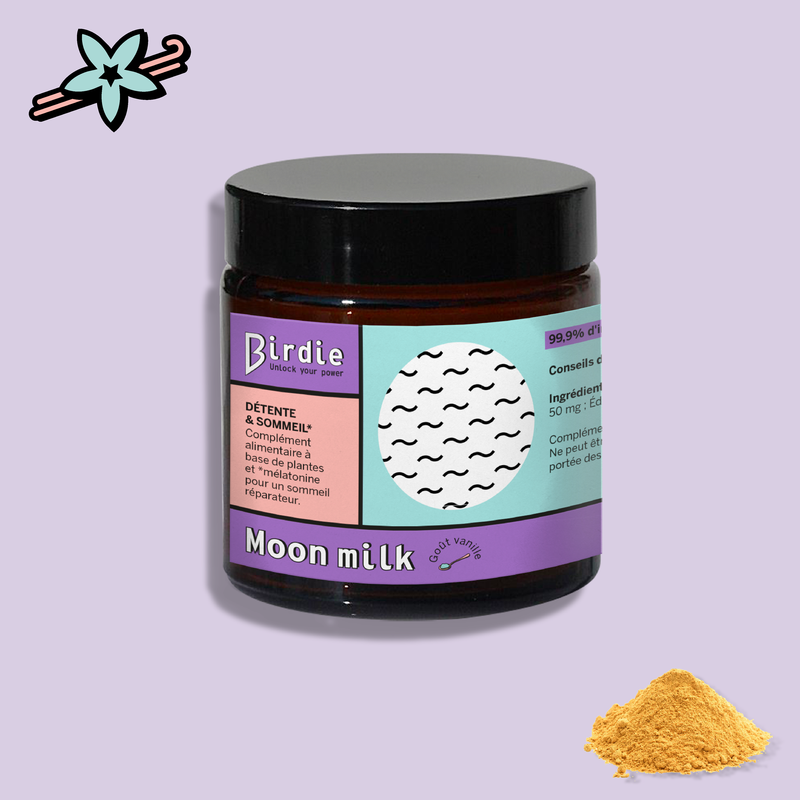 Kokybiškas miegas „Birdie Nutrition“,,MOON MILK“