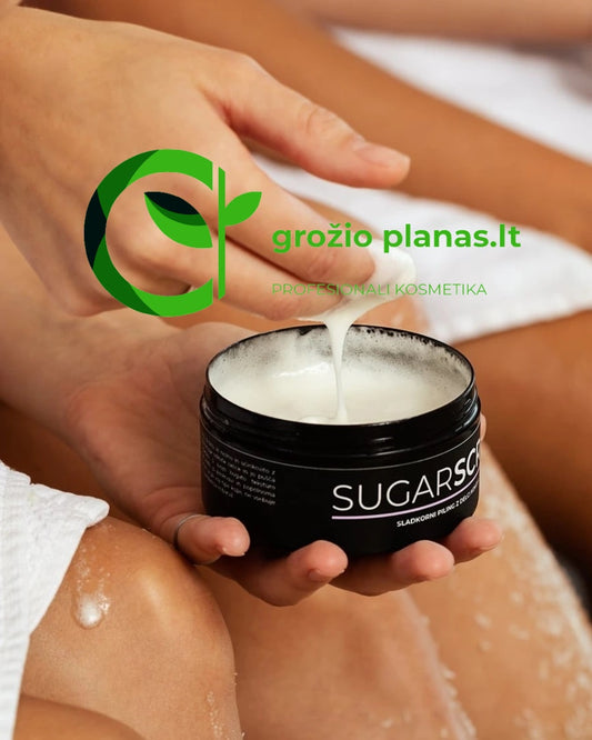 BYROKO kūno cukraus šveitiklis su kokosų drožlėmis grozioplanas.lt