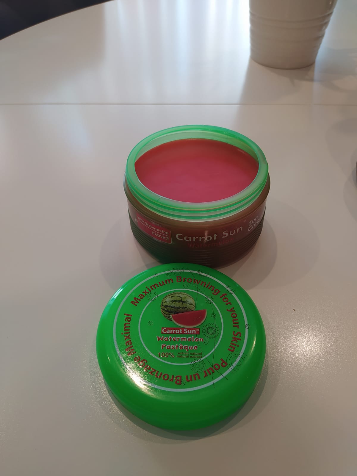 Carrot sun įdegi skatinantis arbuzu įdegio kremas grozioplanas.lt