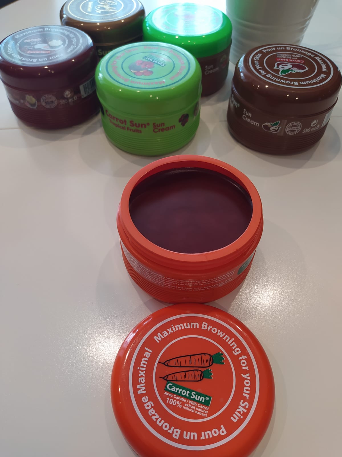 Carrot sun įdegi skatinantis įdegio kremai grozioplanas.lt