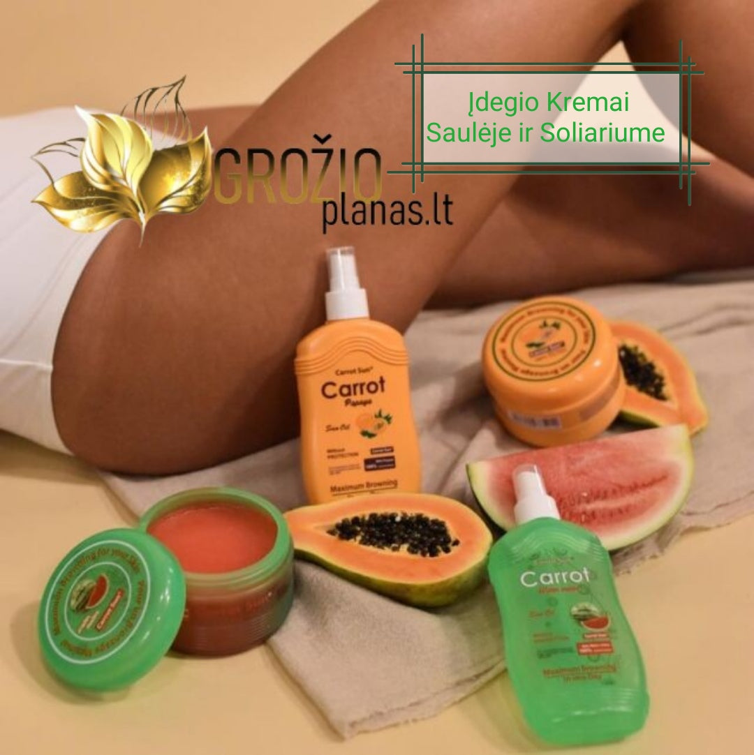Carrot Sun Morkų Įdegio kremas
