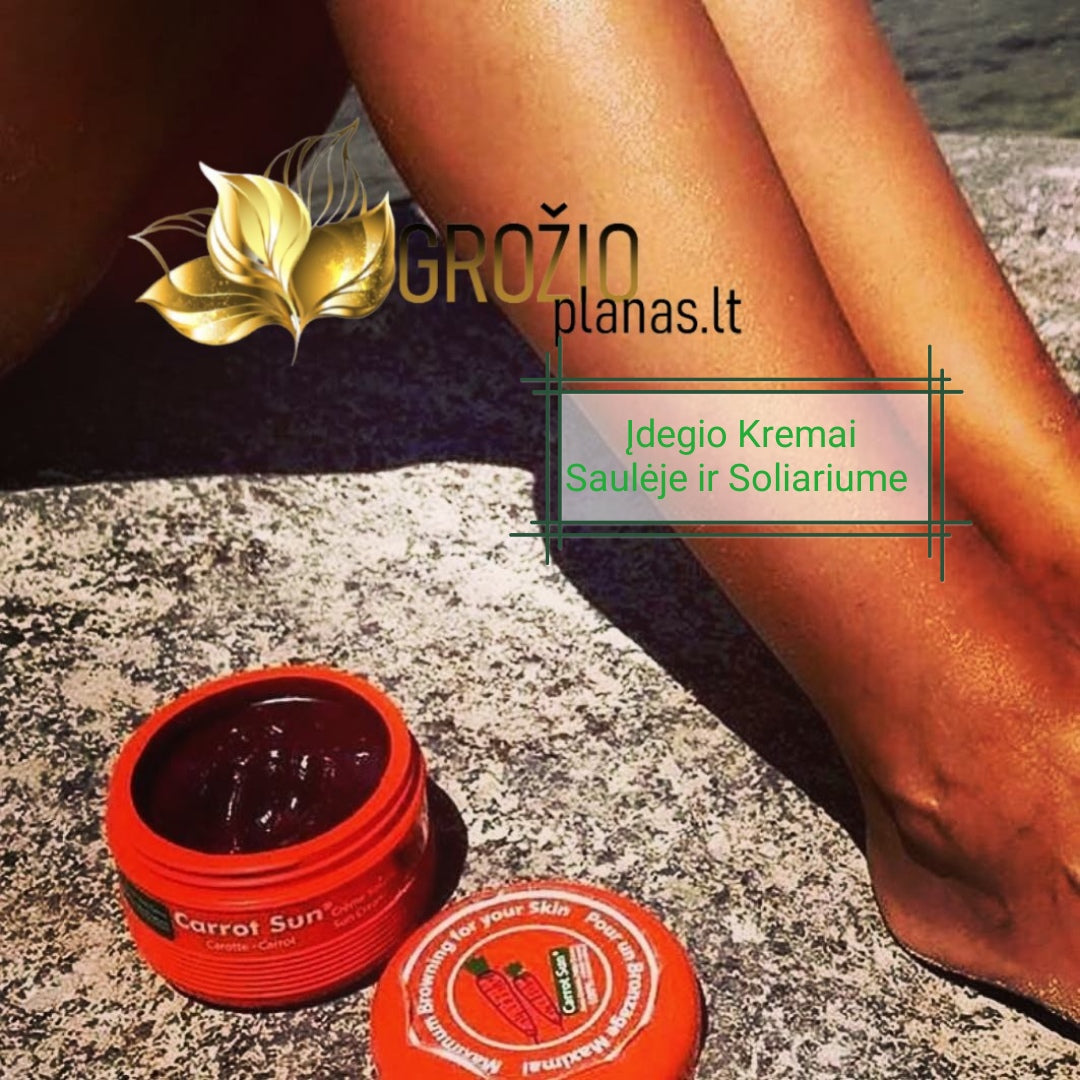 Carrot Sun Morkų Įdegio kremas