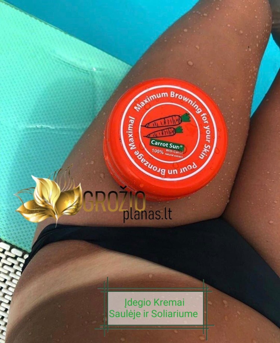 Kakavos sviesto įdegio kremas