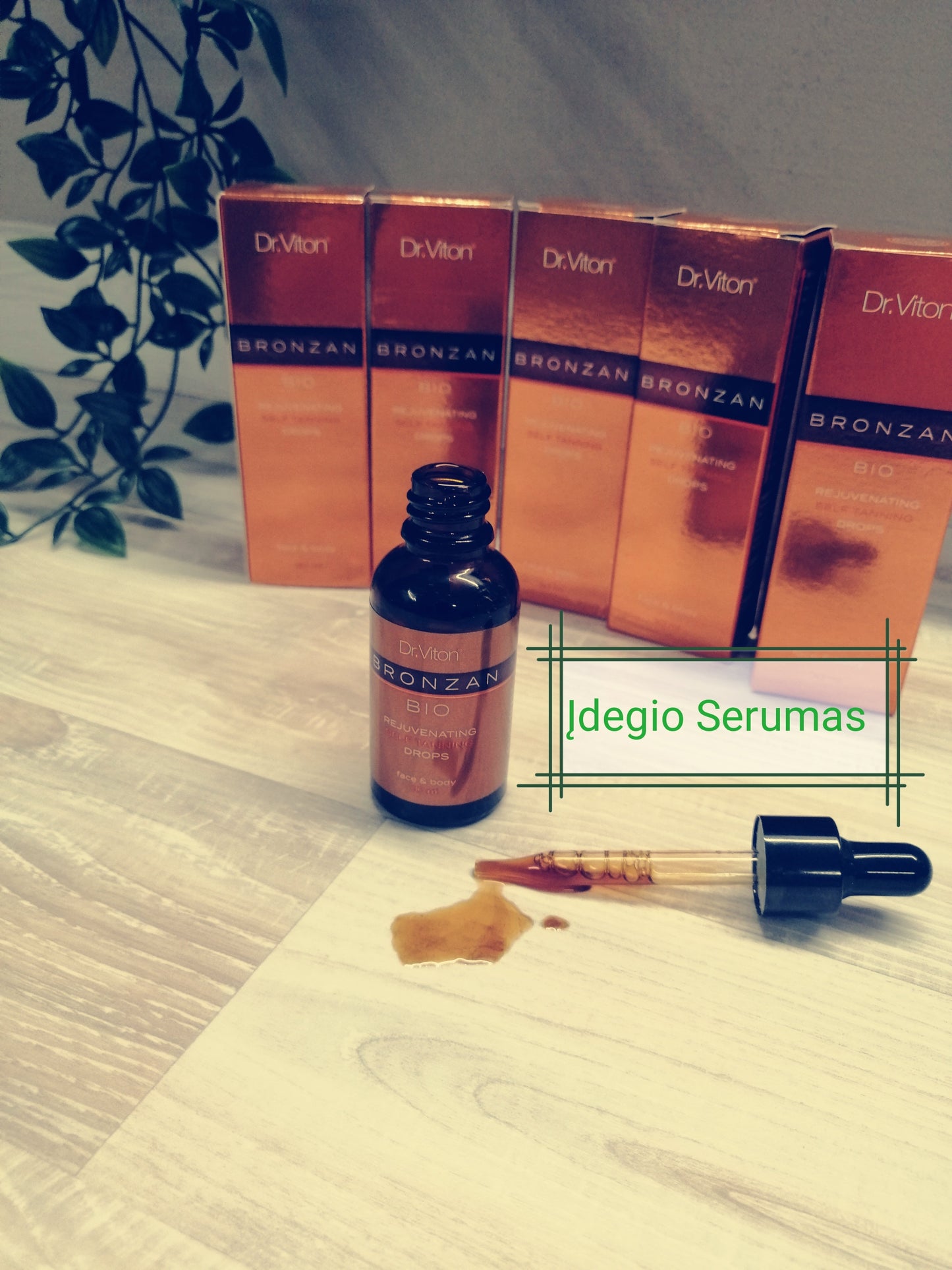 Dr.Viton BRONZAN bio - Savaiminio įdegio serumas grozio-planas.lt