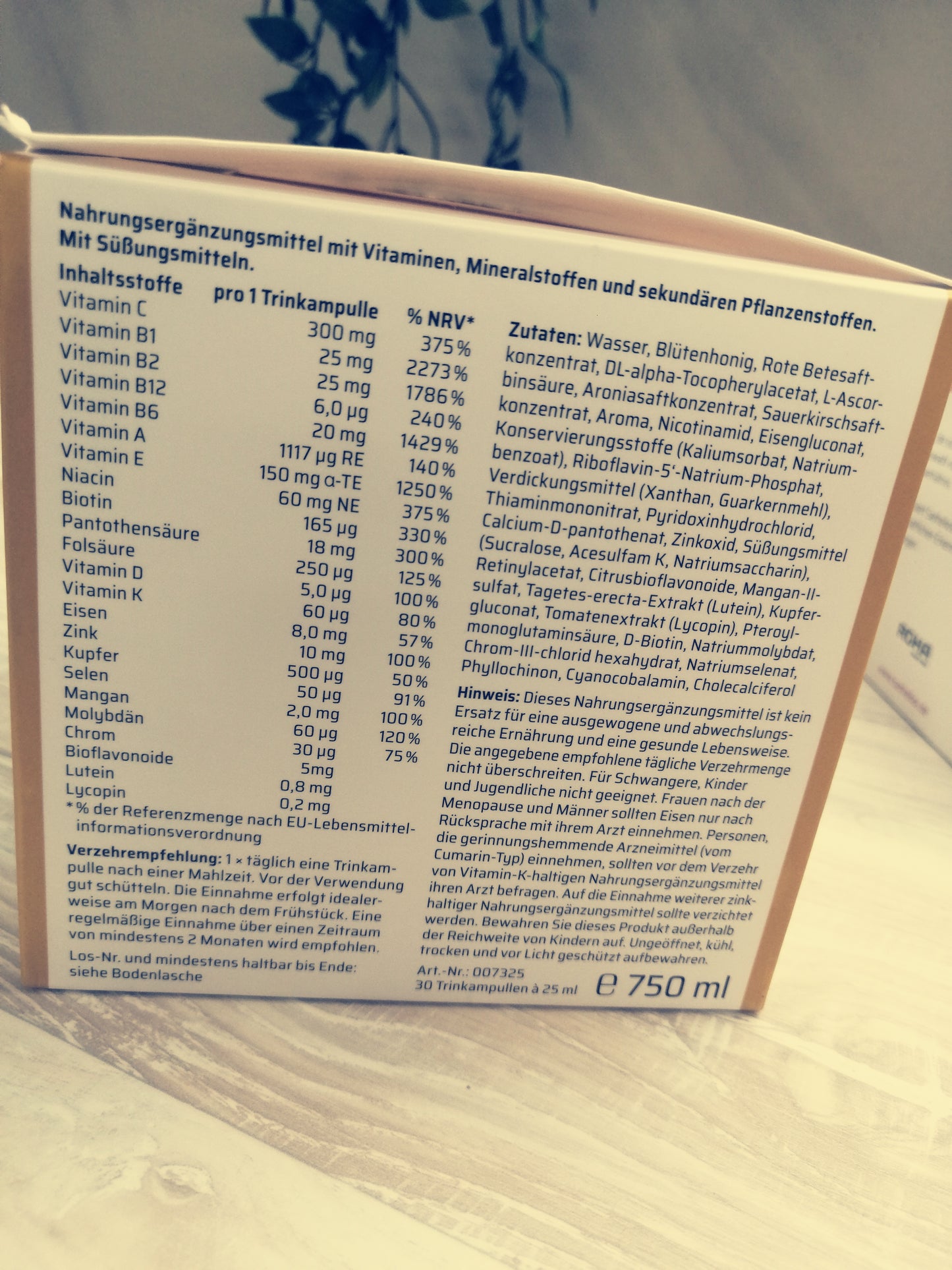 Sanhelios geriamųjų ampulių vitaminų kompleksas