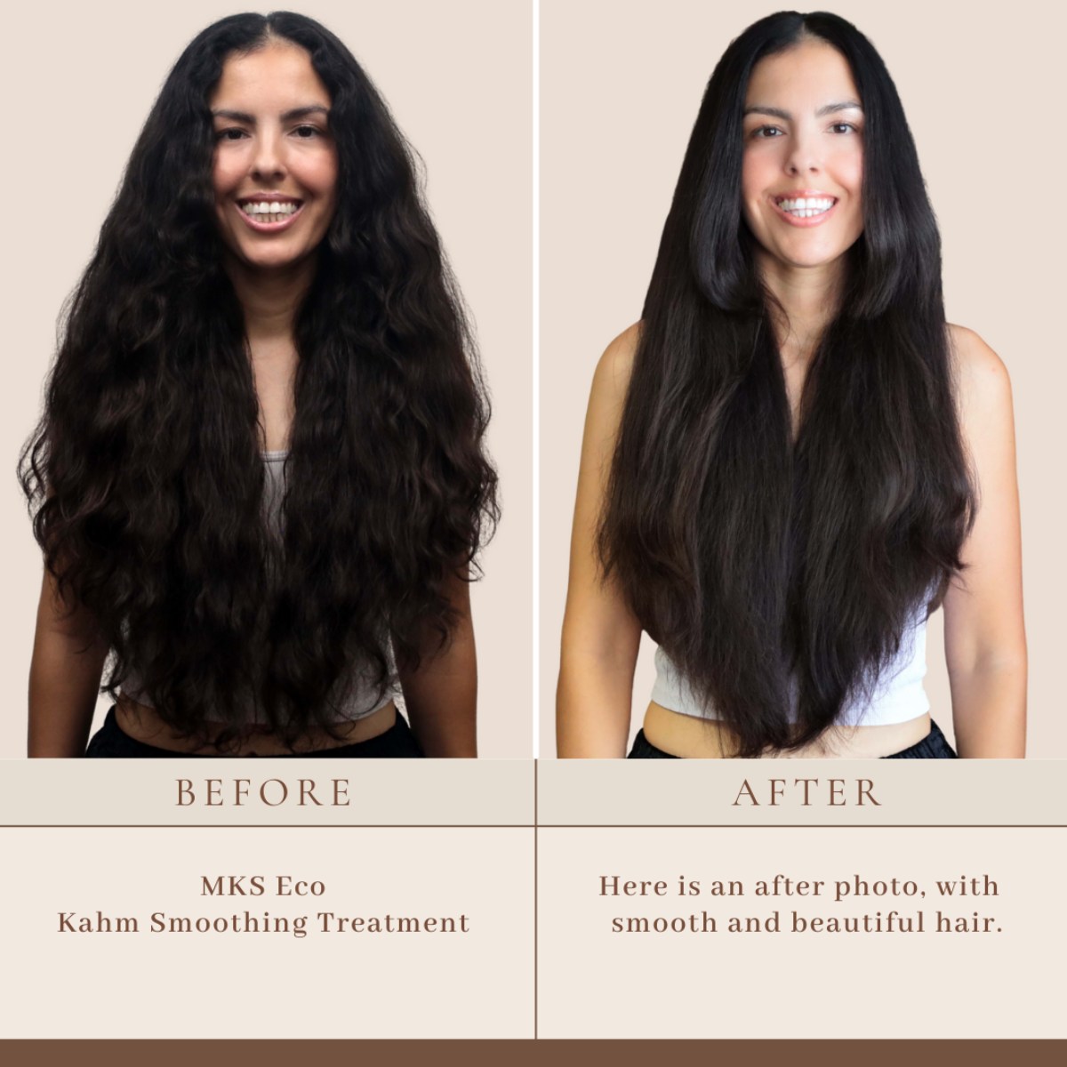 MKS eco KAHM SMOOTHING TREATMENT plaukus tiesinantis pienelis