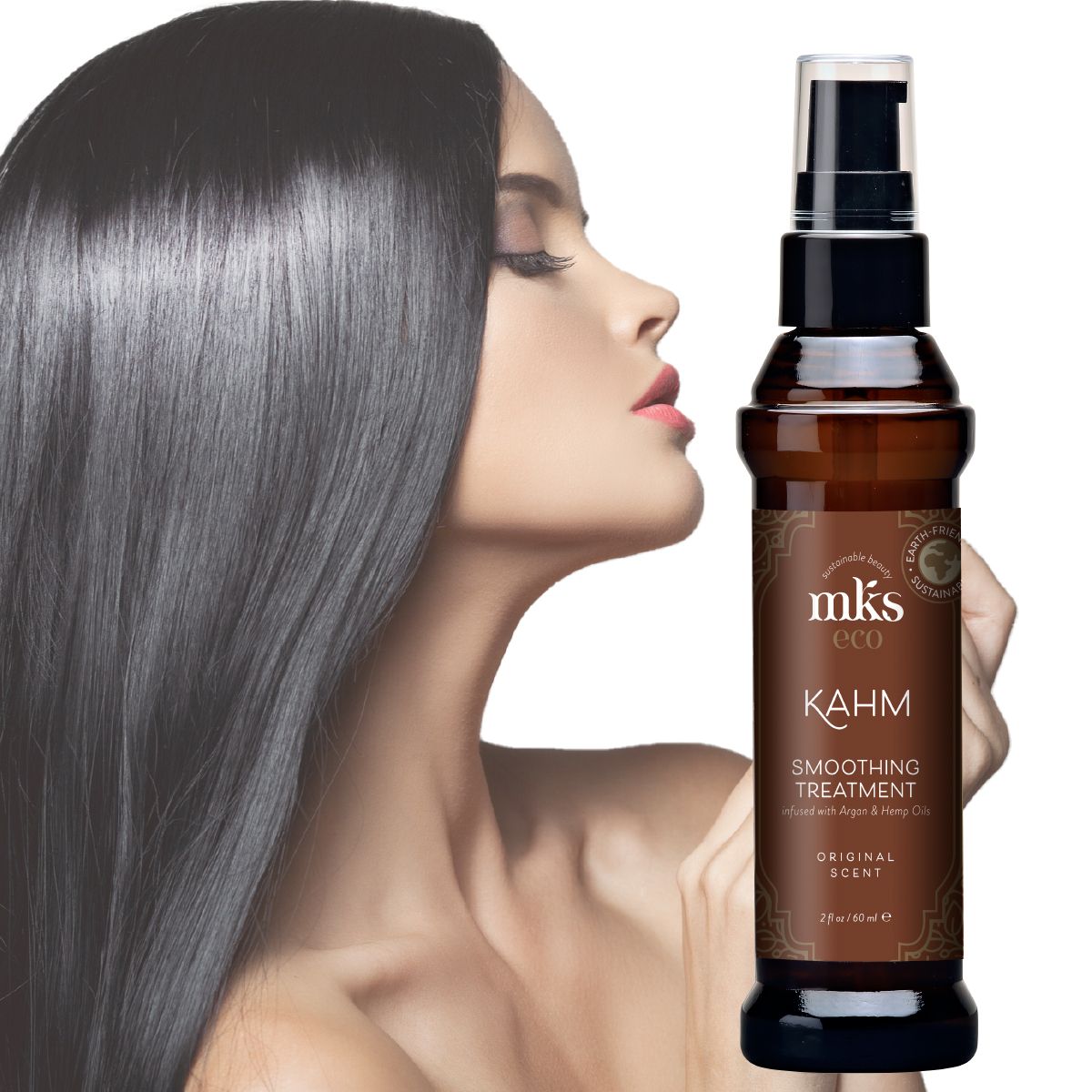 MKS eco KAHM SMOOTHING TREATMENT plaukus tiesinantis pienelis