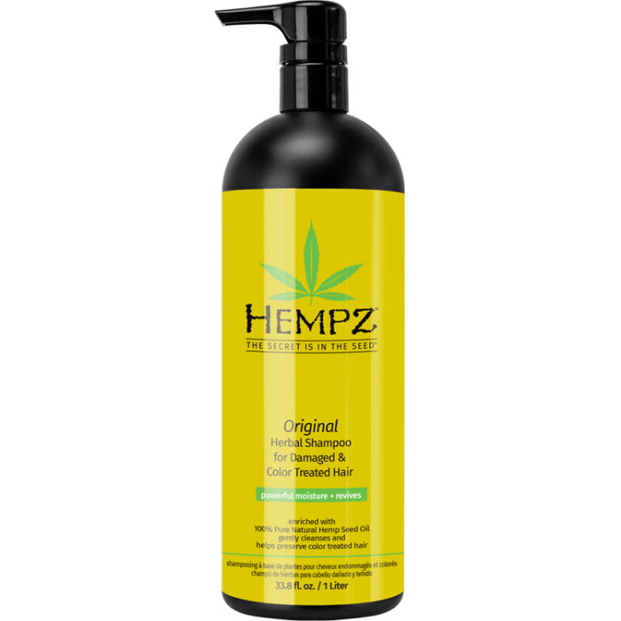 Maitinantis ir drėkinantis plaukų šampūnas "Original" HEMPZ - grozioplanas.lt