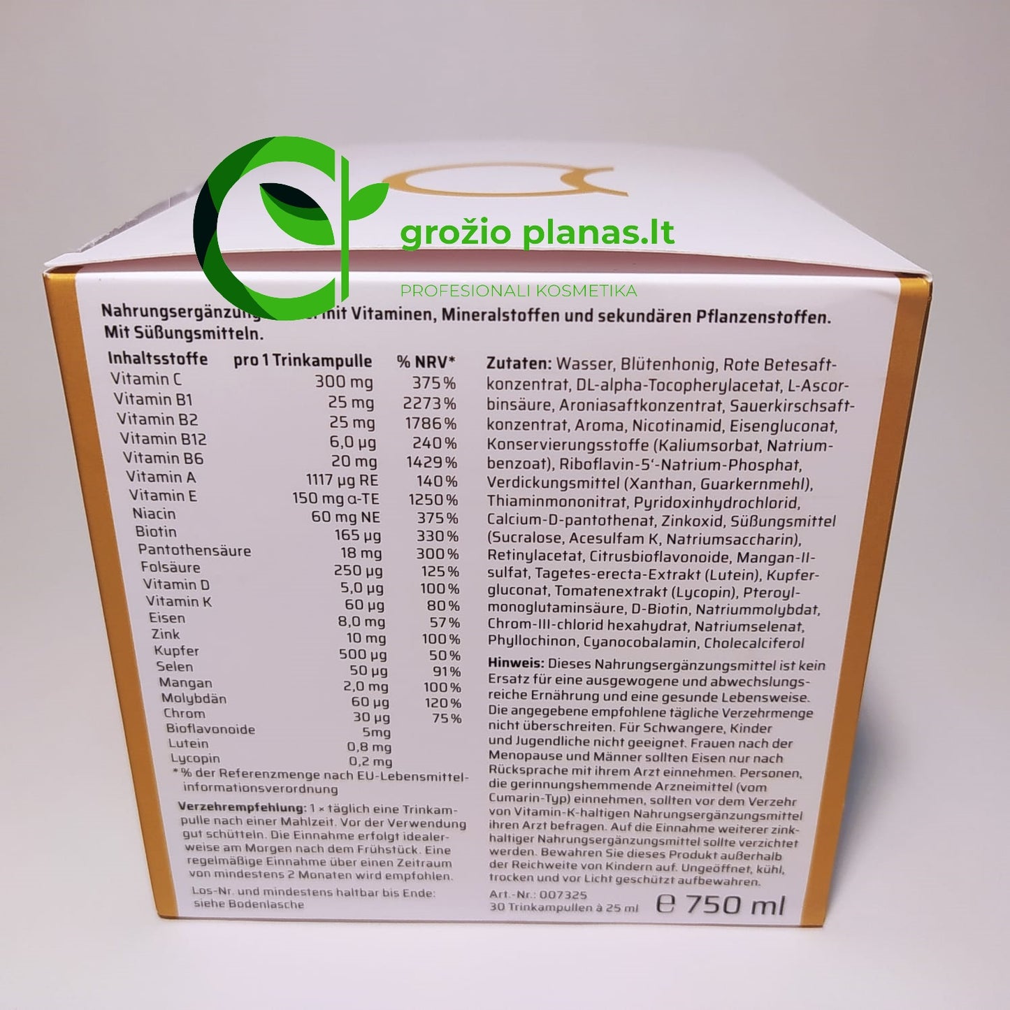 Sanhelios geriamųjų ampulių vitaminų kompleksas