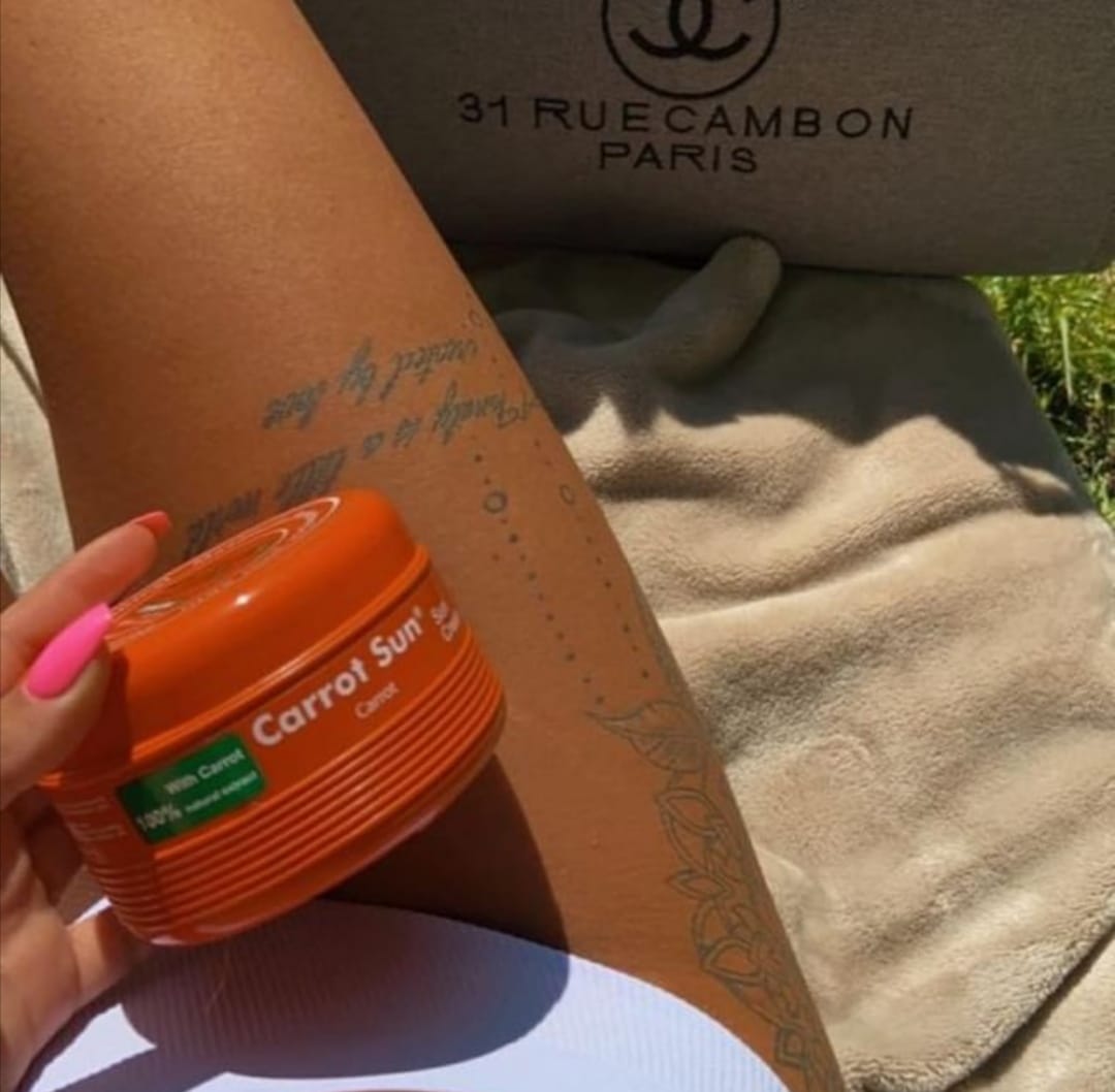 Carrot Sun Įdegio kremas grozioplanas.lt.