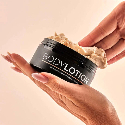 BYROKKO™ Body Lotion Kūno losjonas ir maltos kavos šveitiklis COFFEESCRUB rinkinys