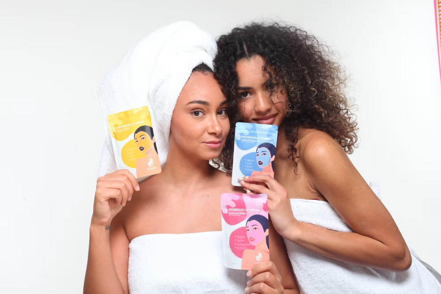 Cleopatre Beauty ® ® Kaukė Hialurono Rūgštis roziu vandens 24 karatu aukso kauke grozioplanas.lt
